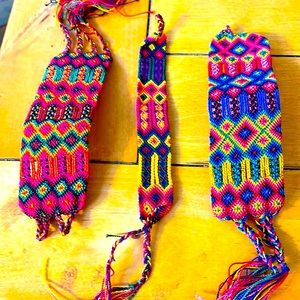 Boho Authentic Indigenous Mexican Woven Anklet/Bracelet